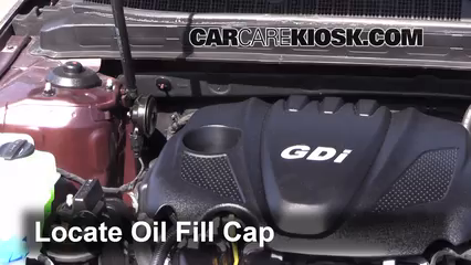 Oil & Filter Change Kia Optima (2011-2016) - 2013 Kia Optima LX 2.4L 4 Cyl.